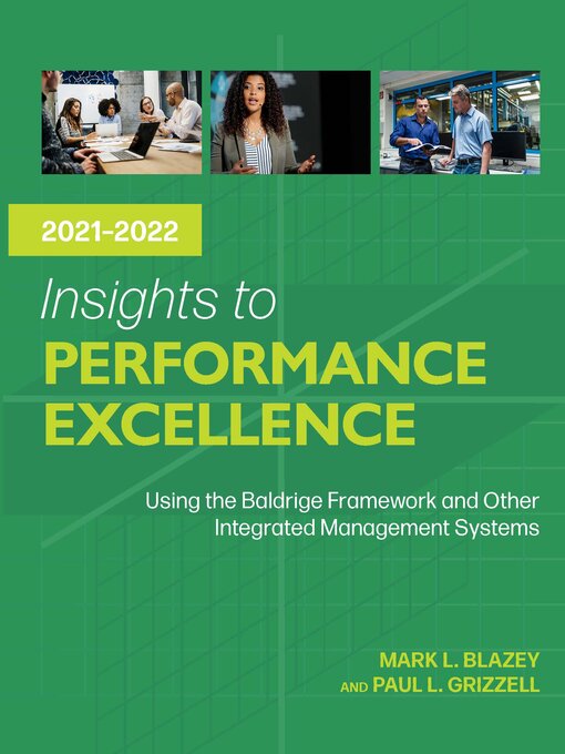 Title details for Insights to Performance Excellence 2021-2022 by Mark L. Blazey - Available